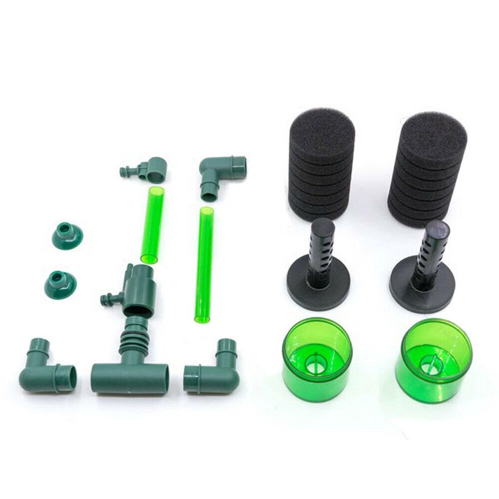 Double Head Water Filter Aquarium Fishtank Sponge Water Filter Air Pump Fish Tank Cleaning Filter Aquarium Accessory PT0738