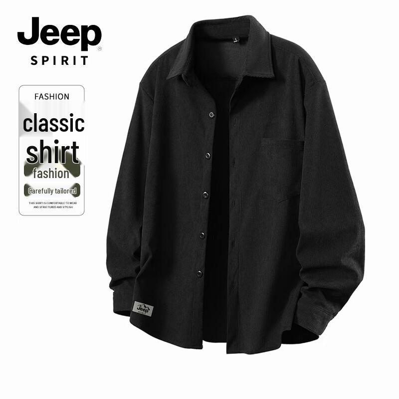 Мужская вельветовая рубашка с длинным рукавом JEEP SPIRIT M