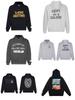 American Style Gallery Dept Logo Print Cotton Hoodie