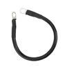 11.8in Ground Wire 4AWG 25mm² 150A High Toughness Flexible Earth Cable for Battery Inverter Black
