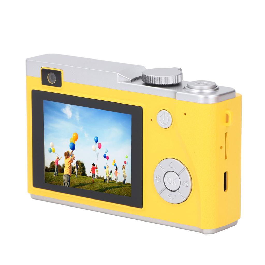 48MP 1080P Digital Camera 16X Digital Zoom 2.4inch HD Display Front and Rear Dual Lens Type C Charging Point and Shoot Camera