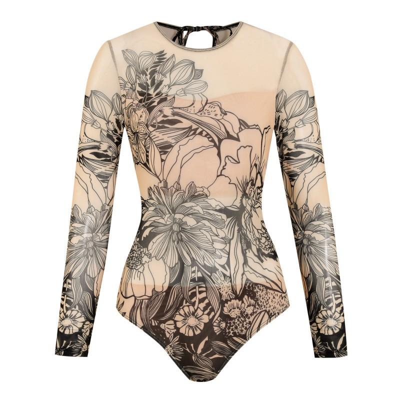 Womens UPF 40 Long Sleeve Rash