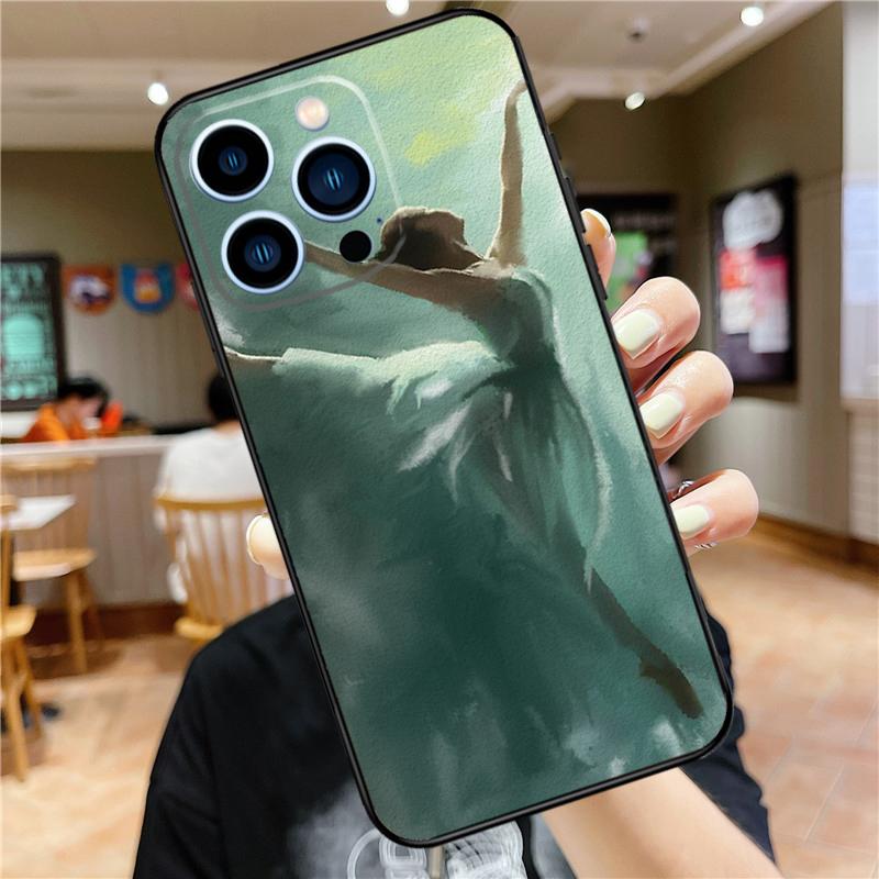 Ballet Ballerina Dancer Case For iPhone 17 16 15 13 12 11 14 Pro Max Mini Plus 16e 17 Air Bumper Cover Accessories