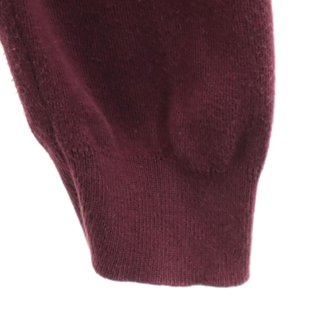 Polo by Ralph Lauren Langarm V-Ausschnitt Strick M Bordeaux Pullover Herren Gebraucht
