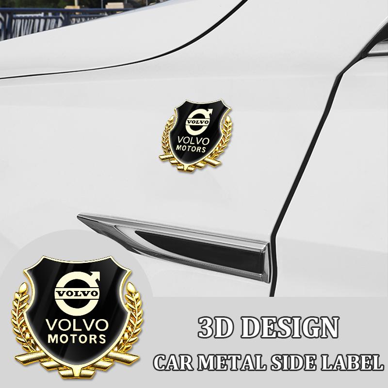 3D Metal Car Body Trunk Sticker Emblem Badge Decals Decoration For Volvo XC70 V60 XC60 XC90 V50 S60 V90 V40 S40 XC40 S90 V70 T6