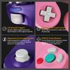 FIOTOK GameCube Controller Classic Wired Controller for Wii and Nintendo Gamecube (Pink & Purple - 2-Pack)