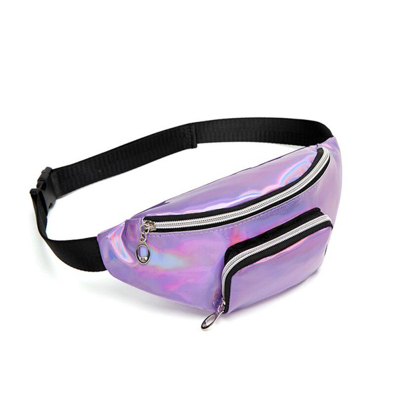 silver fanny pack