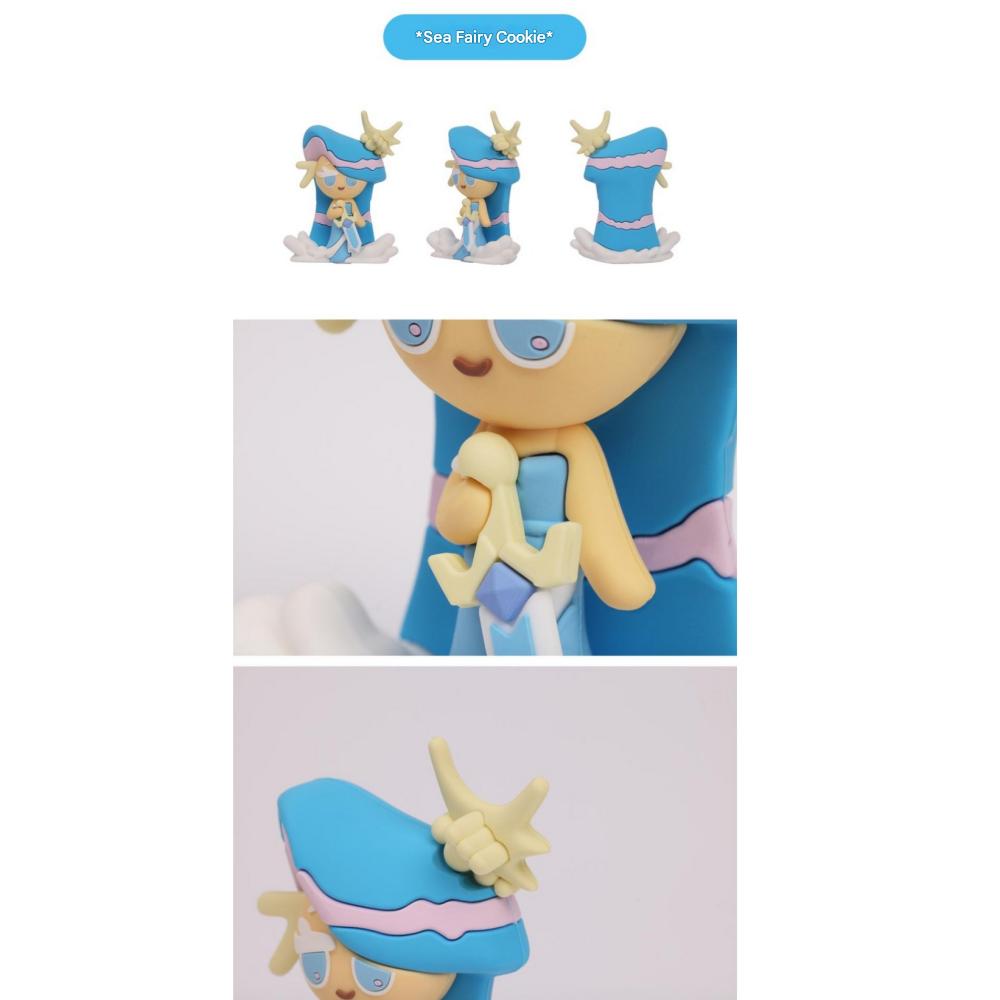 Cookie Run Mood Light Aurora Sleep Light Nursing Light Bedtime Light Rechargeable Children's Room Interior Housewarming Gift, Sea Fairy