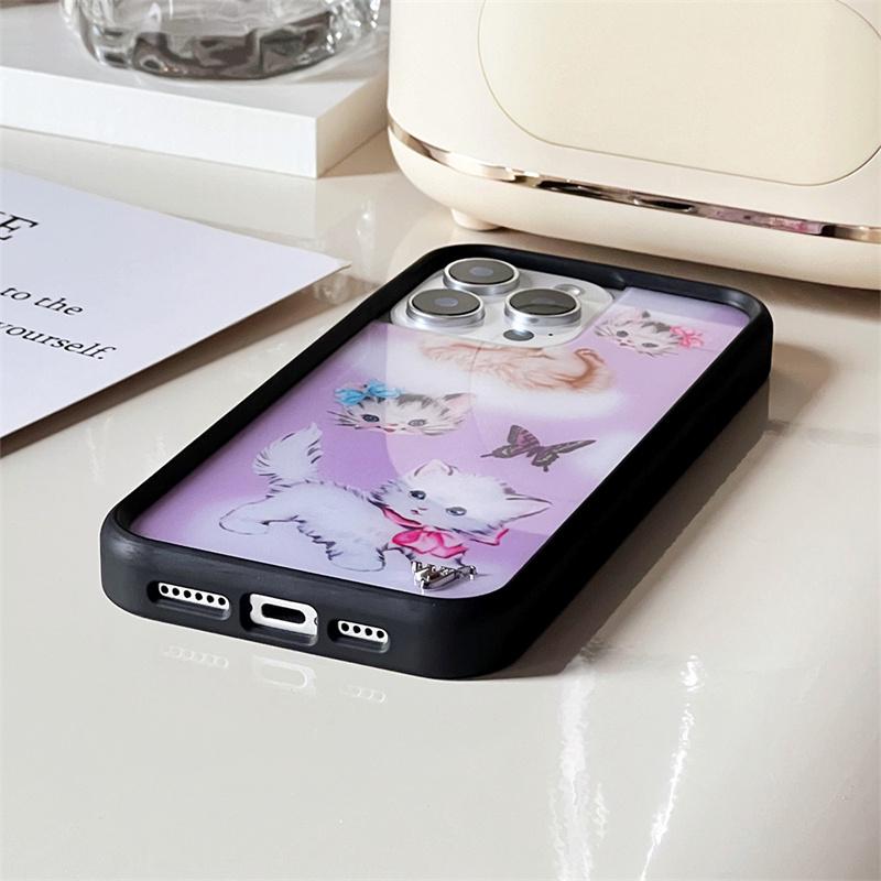 Wildflower Anime 3D Bear-y Ballet Phone Case for iPhone 12 13 14 15 16 Pro Max Plus wf Kitten Duck Cute Cartoon Panda Bear Cover