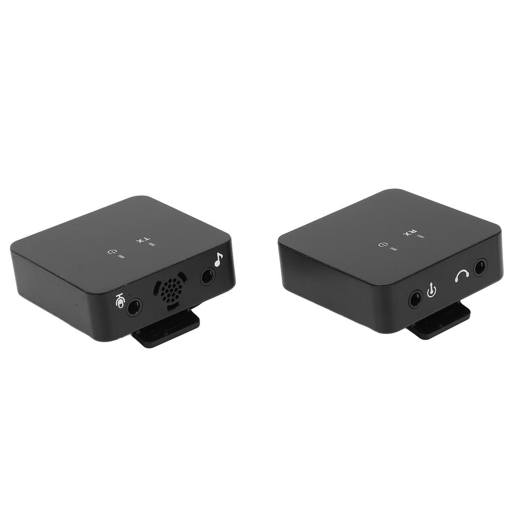 Wireless Lavalier Microphone Clip On Lapel Mic Transmitter Receiver Set Kit for Interview