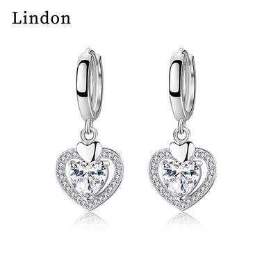 Lindon – boucles d'oreilles en alliage de cuivre et Zircon, boucles d'oreilles pendantes pour femmes, cadeaux de fête de mariage