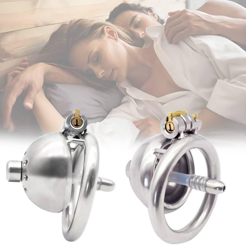 Ultra-compact Chastity Lock For Men Stylish And Discreet Adult Toy For Control