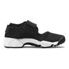 New Nike Air Rift Slip Resistant Cushioning Abrasion Resistant Breathable Low Top Running Shoes Black White Kids' 322359-014