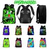 Cute Cartoon Kids Backpack With Logo Suitable For Boys And Girls Durable Oxford Cloth Material