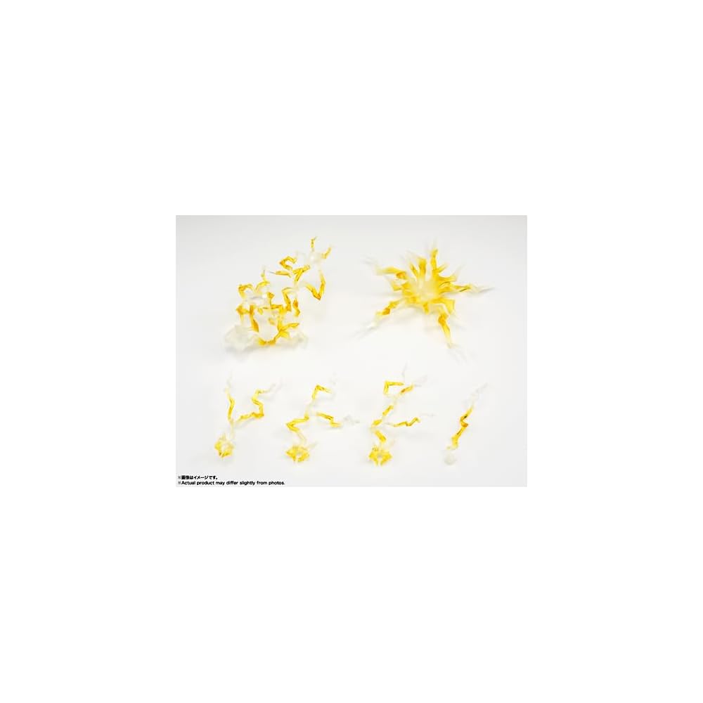 TAMASHII NATIONS Soul Effect Thunder Yellow Version Non-Scale ABS PVC Painted Figure for S.H. Figuarts
