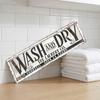 Retro Laundry Room Sign Distressed Metal Wall Art Sign Rectangular Decorative Sign for Home Game Room Decor