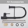 Brushed Gold Kitchen Sink Faucet One Handle Spring Hot and Cold Water Tap Deck Mounted Bathroom Kitchen Crane