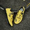 Autumn new lock shoes cycling shoes men's and women's road cycling power shoes leather surface mountain cycling sports shoes