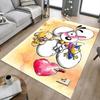 1pc Love Friendship Carpet for Playroom Bedroom Living Room Sofa Home Decor,kids Game Area Rug Non-slip Floor Mat Y72342