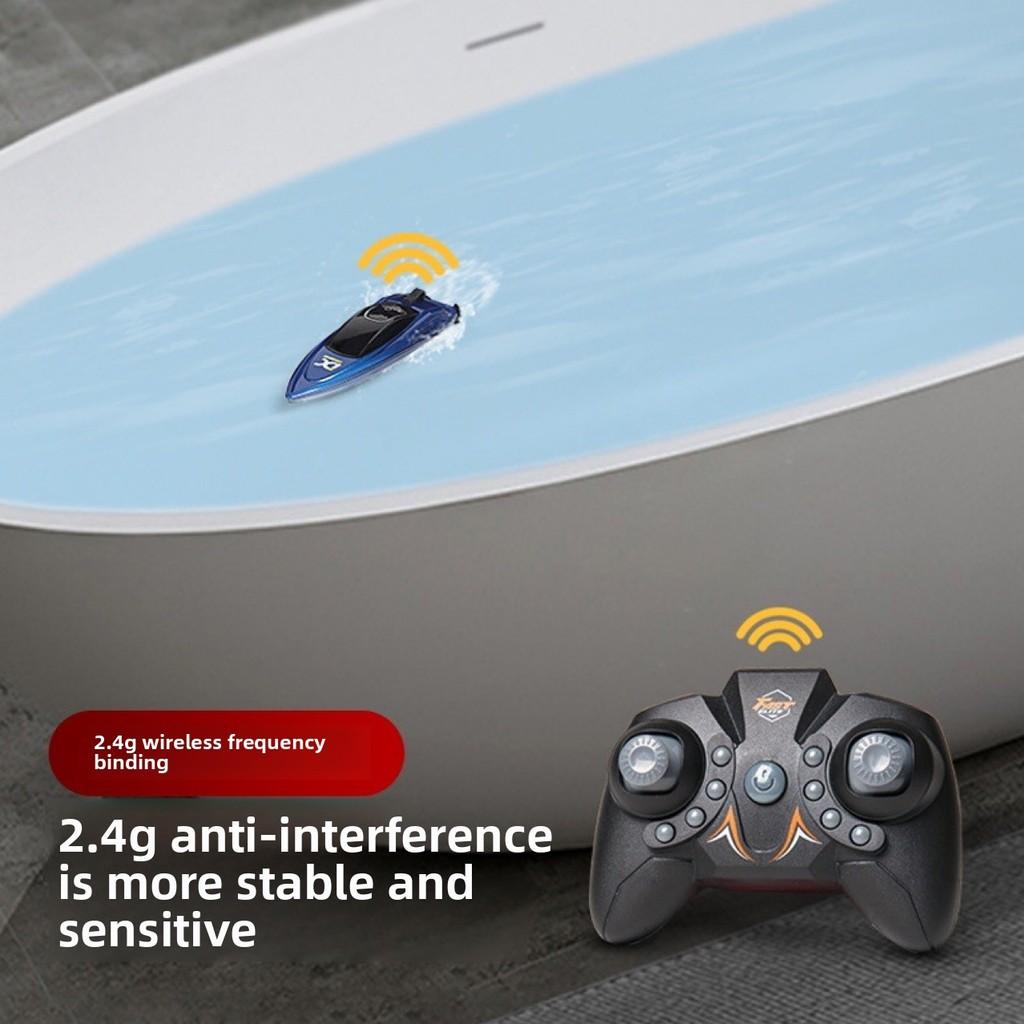Childrens Remote Control Speedboat Toy With Rechargeable Battery For Pool Play
