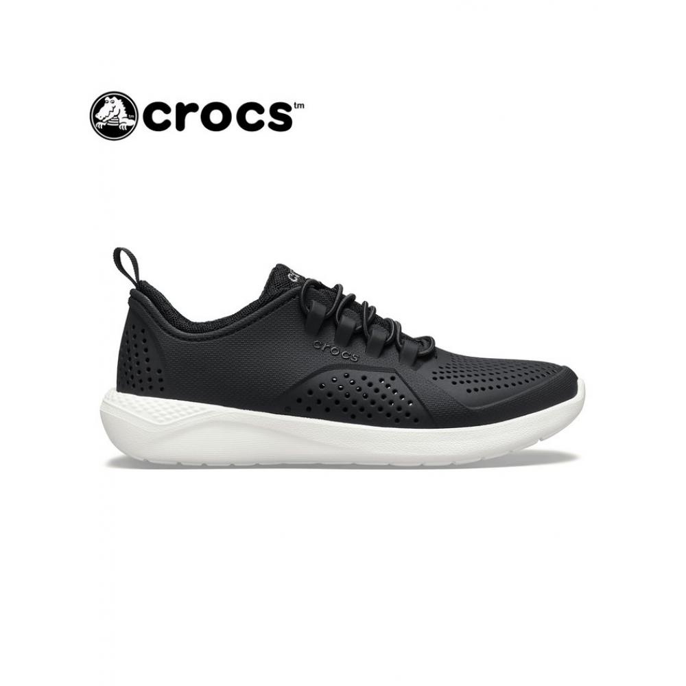 

Кроссовки Crocs 206011 066 black white/C13