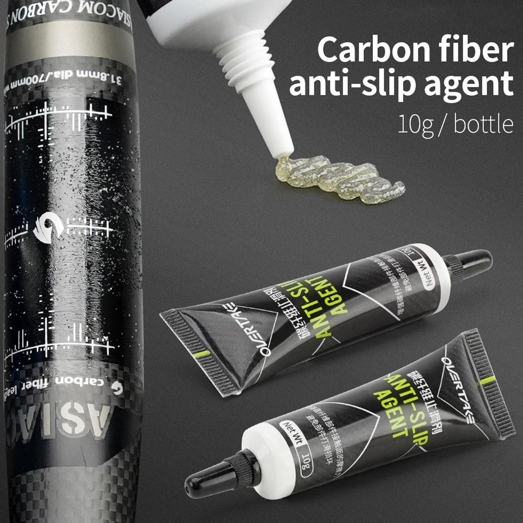 Carbon Fiber Anti Slip Agent 10g Mountain Road Bike Seat Tube Non-slip Bicycle Stem Anti-slip Grease Bike Handlebar Grease Agent