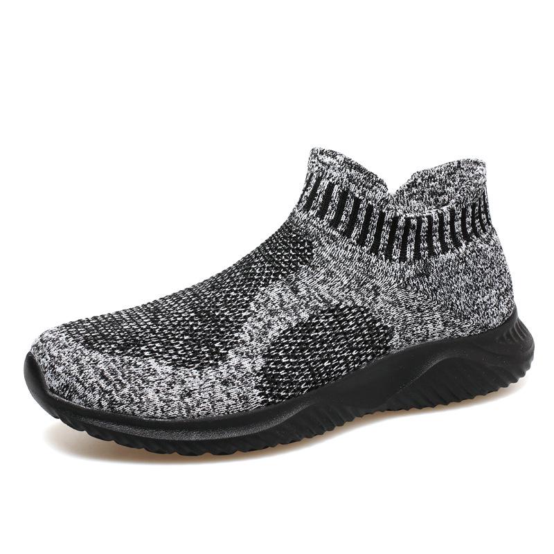 Men s Flyknit Low-Top Breathable Fashion Sneakers - Autumn Collection 39