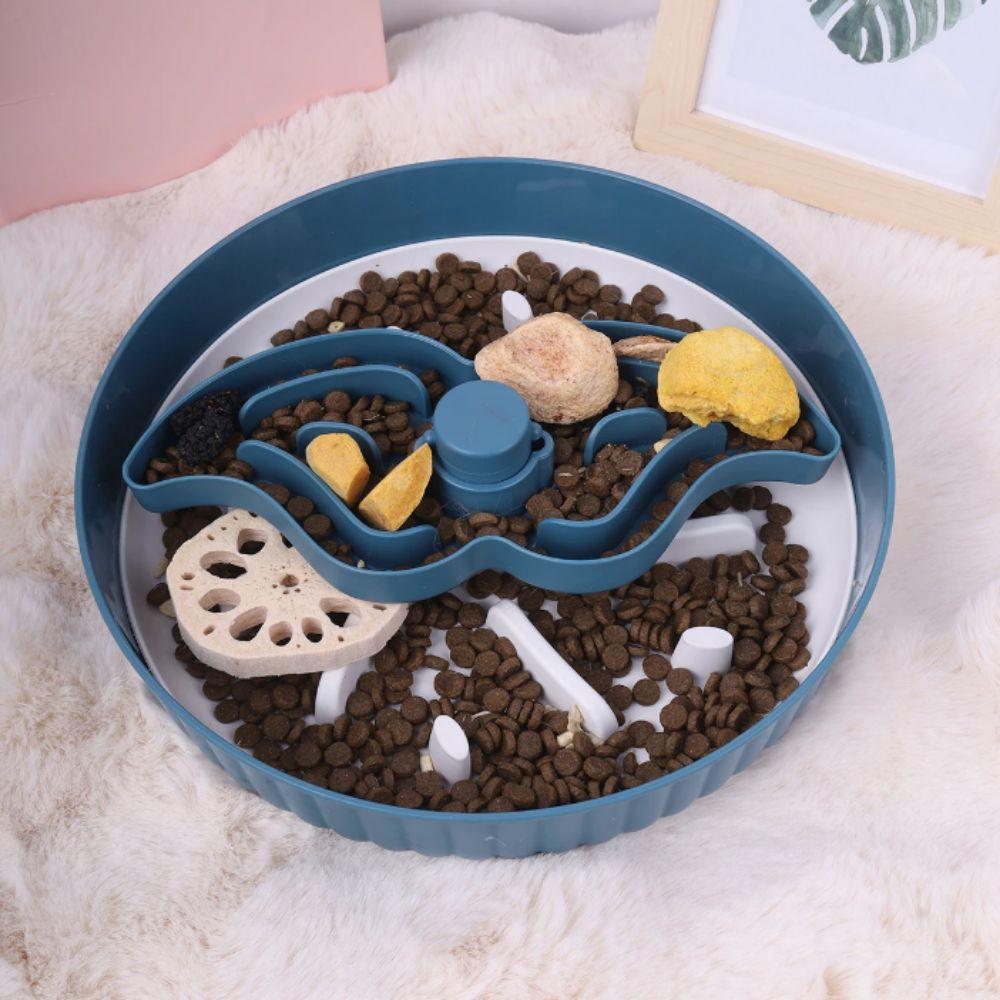 

Anti Choking Dog Snack Basin Non-slip Dog Puzzle Food Bowl For Dogs Puppy красный