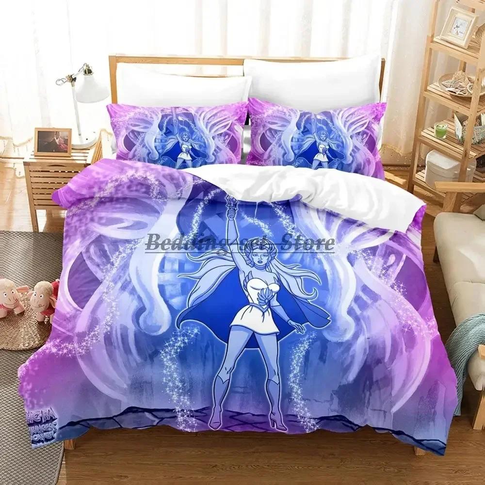 

Новый She Ra And The Princesses Of Power Постельное белье Single Twin Full Queen King Size Bed Set Спальня Пододеяльники Наборы Аниме 70x133cm 2pcs