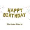 Happy Birthday Aluminum Balloon Letter Decorations