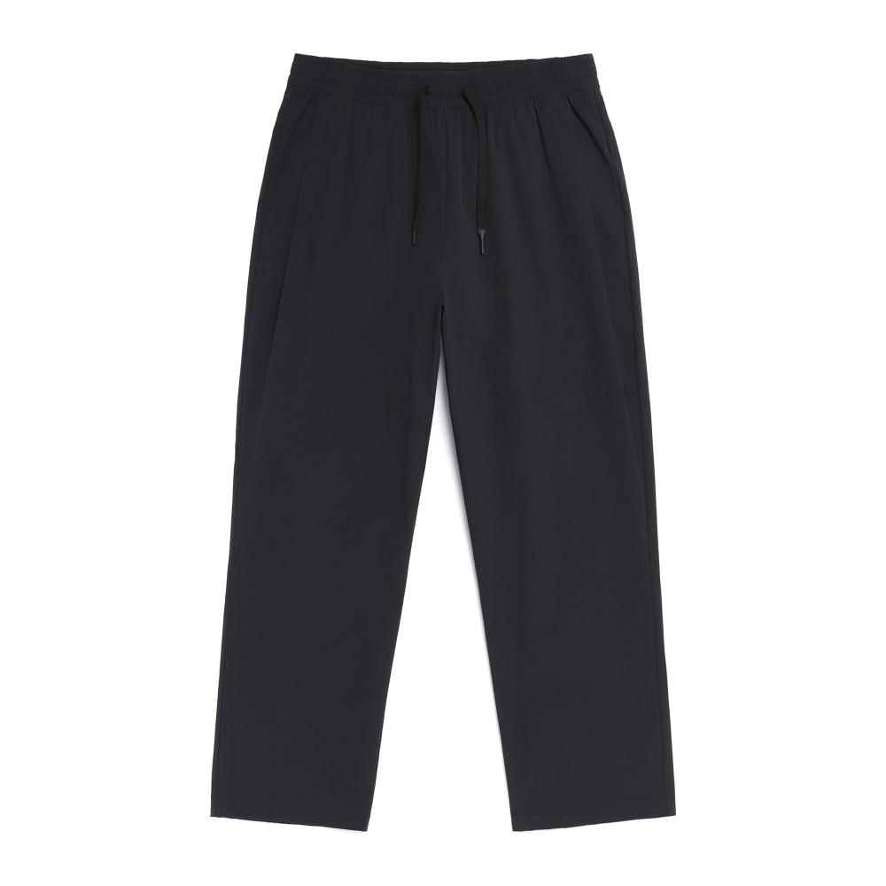 NATIONALGEOGRAPHIC N262Upt141 Adeli Cooling Stretch Single-Pleat Semi-Overfit Tapered Pants Black