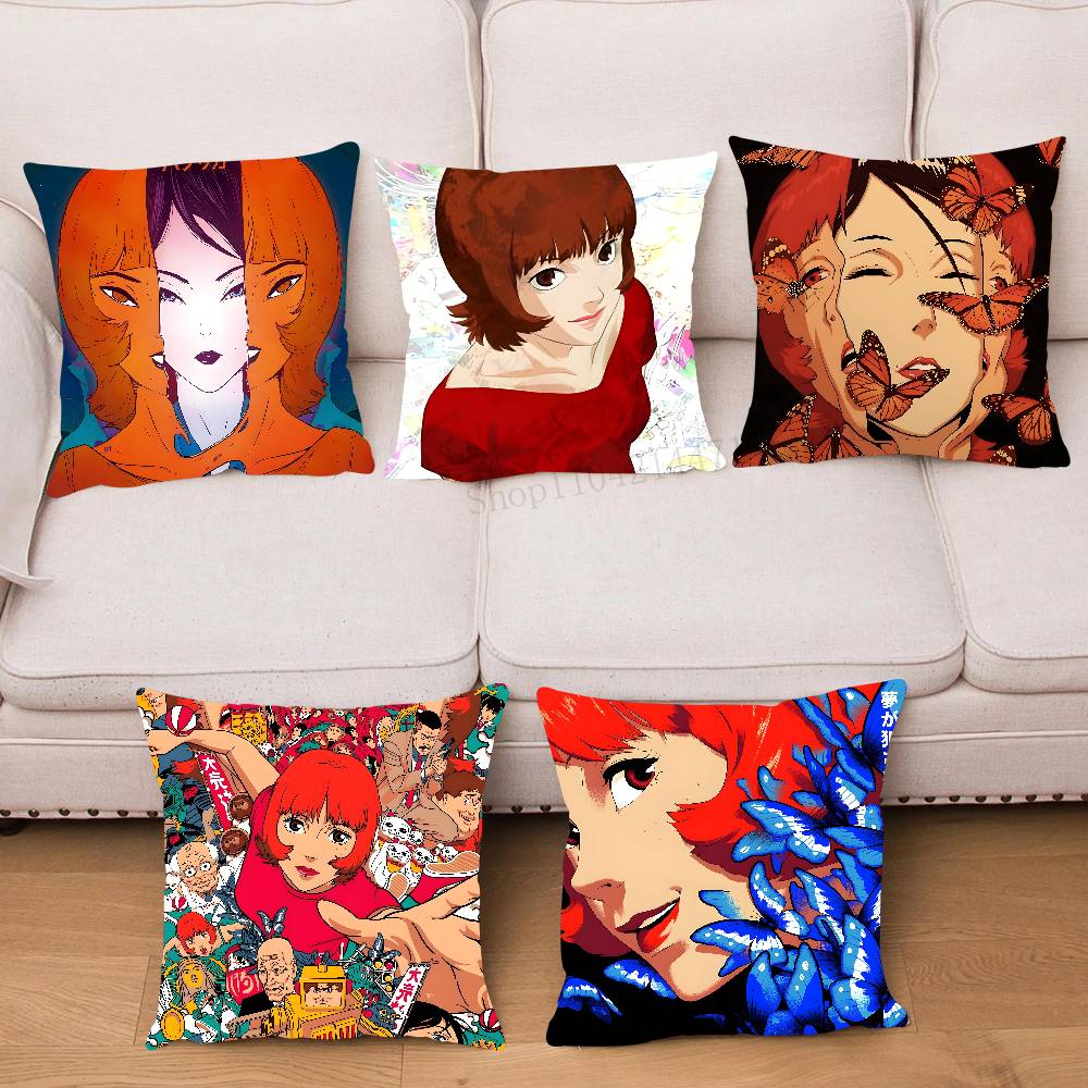 Animated Movie Paprika Pillow Case Fashion Square Pillowcase Bedroom Sofa Room Ins Decoration Leisure
