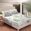 Frog Cartoon Pattern Mattress Three-Piece Digital Printing Mattress Bedding Set Adult Children