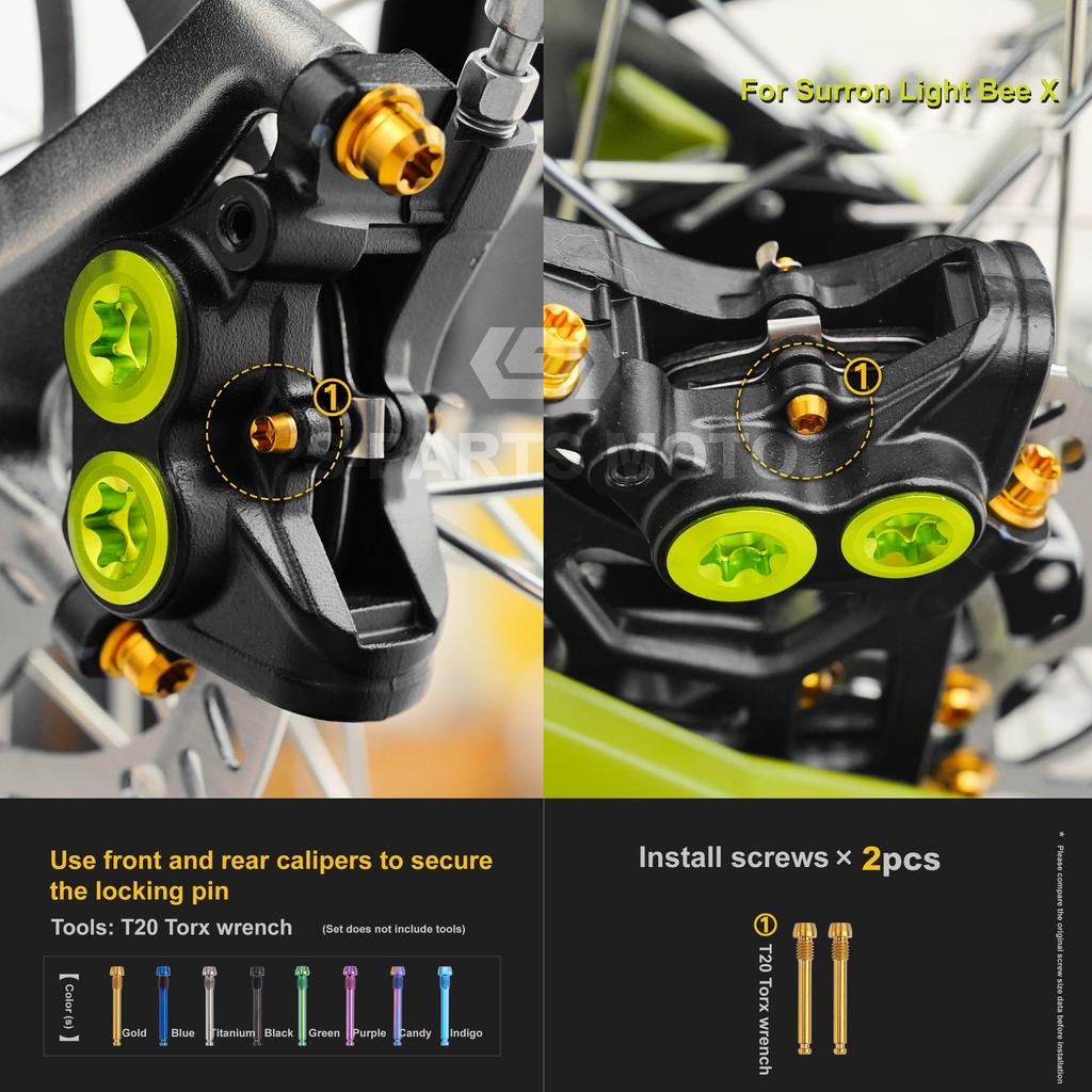 Motorcycle Refit For Surron Light Bee X 2025 model titanium alloy Screw Complete vehicle
