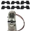 6Pcs Electric Scooter Shake Reducers Front Fork Damping Rubber Pad Replacement Vibration Damper Shakeproof Cushion