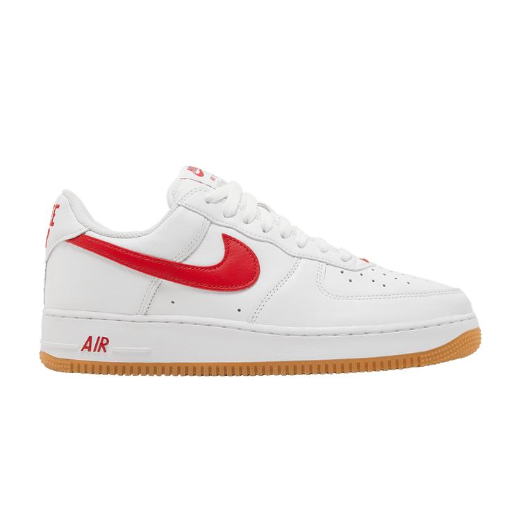 Nike Air Force 1 Low 'Color of the Month - White University Red'