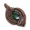 Ruby In Zoisite Pendant, Handmade Gemstone 999 Copper Wire Wrap Pendant Antique Jewelry, For Gift Copper Jewelry