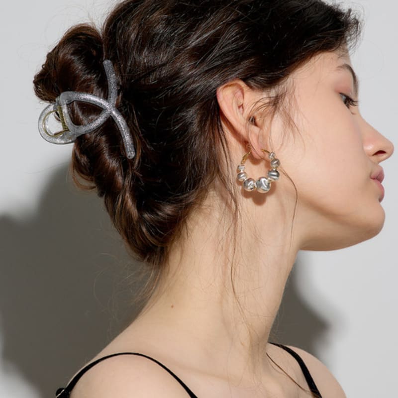 Les Bijoux Philosophy LB_White Shiny Hair Claw_2type