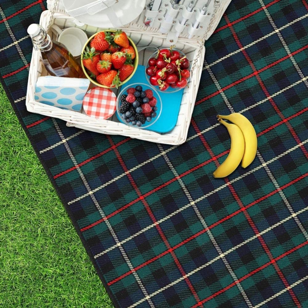 Picnic Mat Foam Blanket Waterproof Foldable Blanket With Fastening Green 200Cm