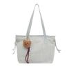 Versatile High-Capacity Crossbody Tote with Trendy Textured Finish