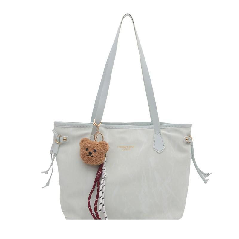 Versatile High-Capacity Crossbody Tote with Trendy Textured Finish