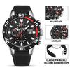 Ny MEGIR Chronograph Sports Watch Herre Big Dial Vanntett Military Quartz Armbåndsur Mann med Silikonrem Drop Shipping