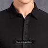 Antonio Men's Chinese Retro Jacquard Lamb Wool Blend Shirt