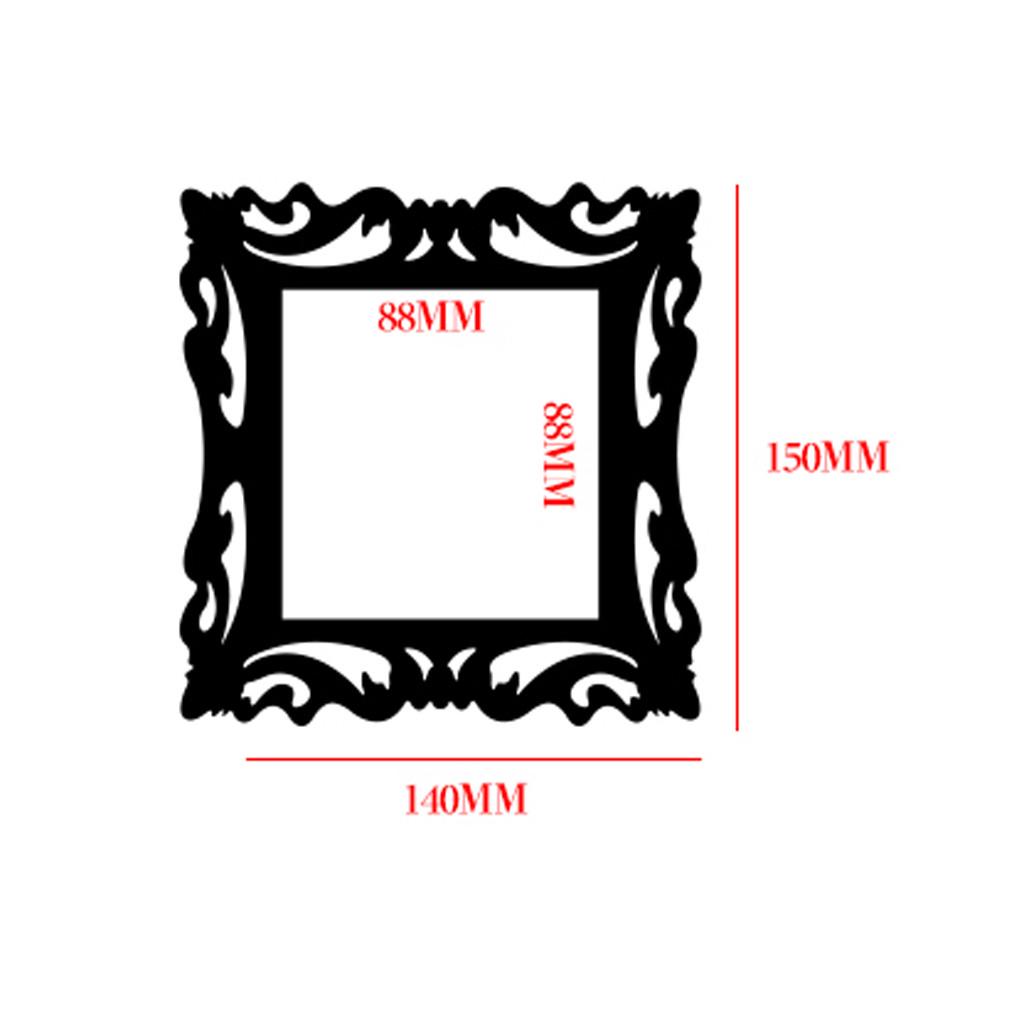 1pc Switch Sticker Home Decor Wall Stickers Decor Living Room Mirror Style Photo Frame For Shop Home Wall Decoration 2025