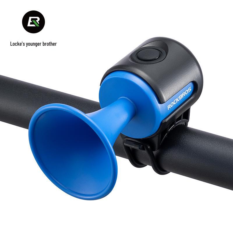 Rock Brothers Universal Electric Bike Horn for Road, Mountain, and Children's Bikes