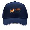 Shiba Inu Pulse Line Silhouette Hip Hop Hat Fashion Outdoor Sports Sandwich Baseball Cap