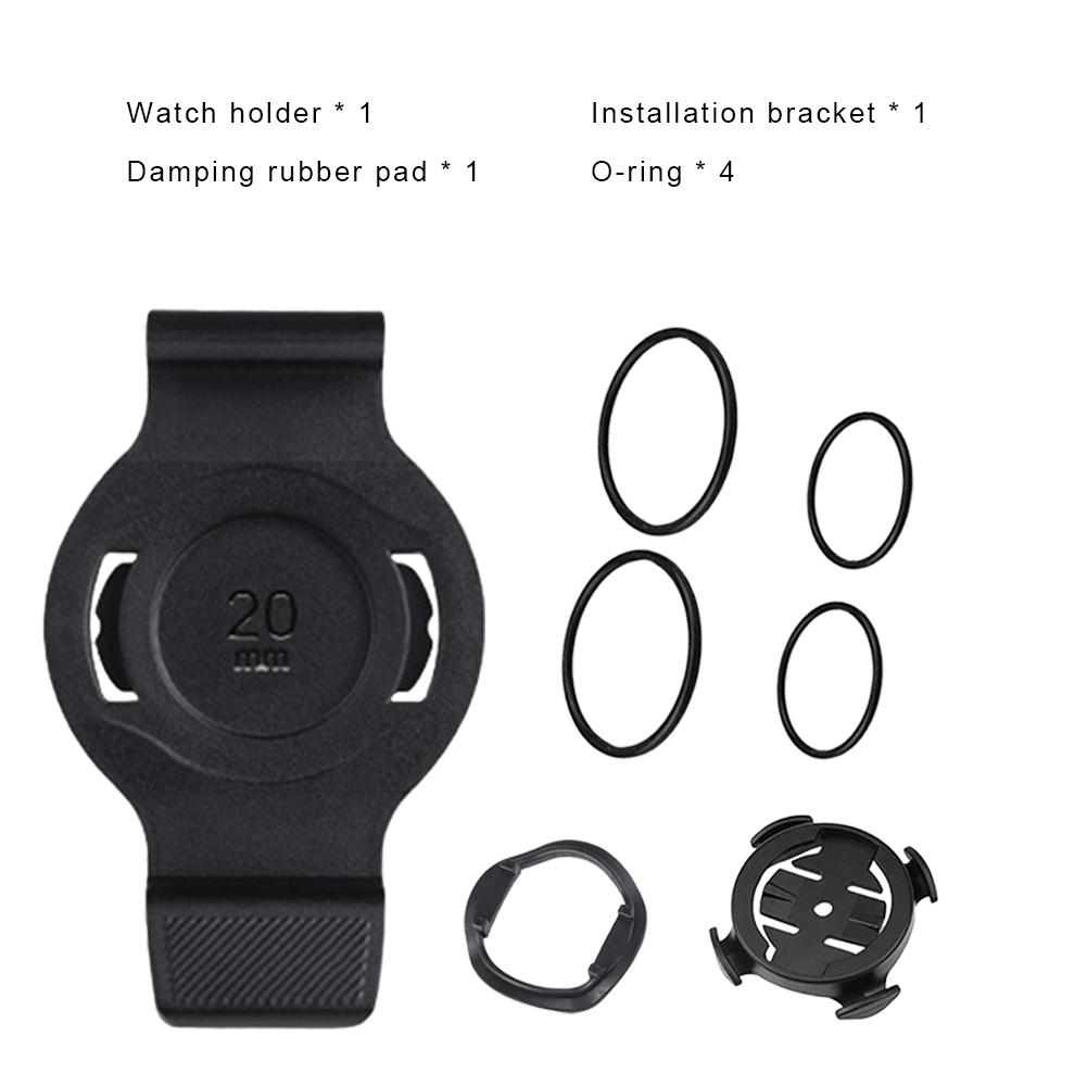 20/22/26mm Bicycle Stopwatch Mount Removable Bicycle Stopwatch Holder MTB Bike Stopwatch Base for Garmin