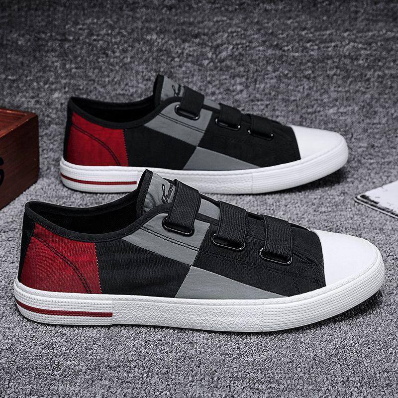 

Модная повседневная обувь для мужчин в стиле ретро, слипоны, парусиновые кеды на плоской подошве, легитимная элегантная обувь для отдыха и ходьбы, обувь для обычного человека 39