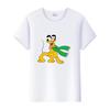 Casual Cartoon Goofy Pluto Clothes Plus Size T-shirt Summer White Tees 90S Tops Harajuku Blouses Tshirt Unisex