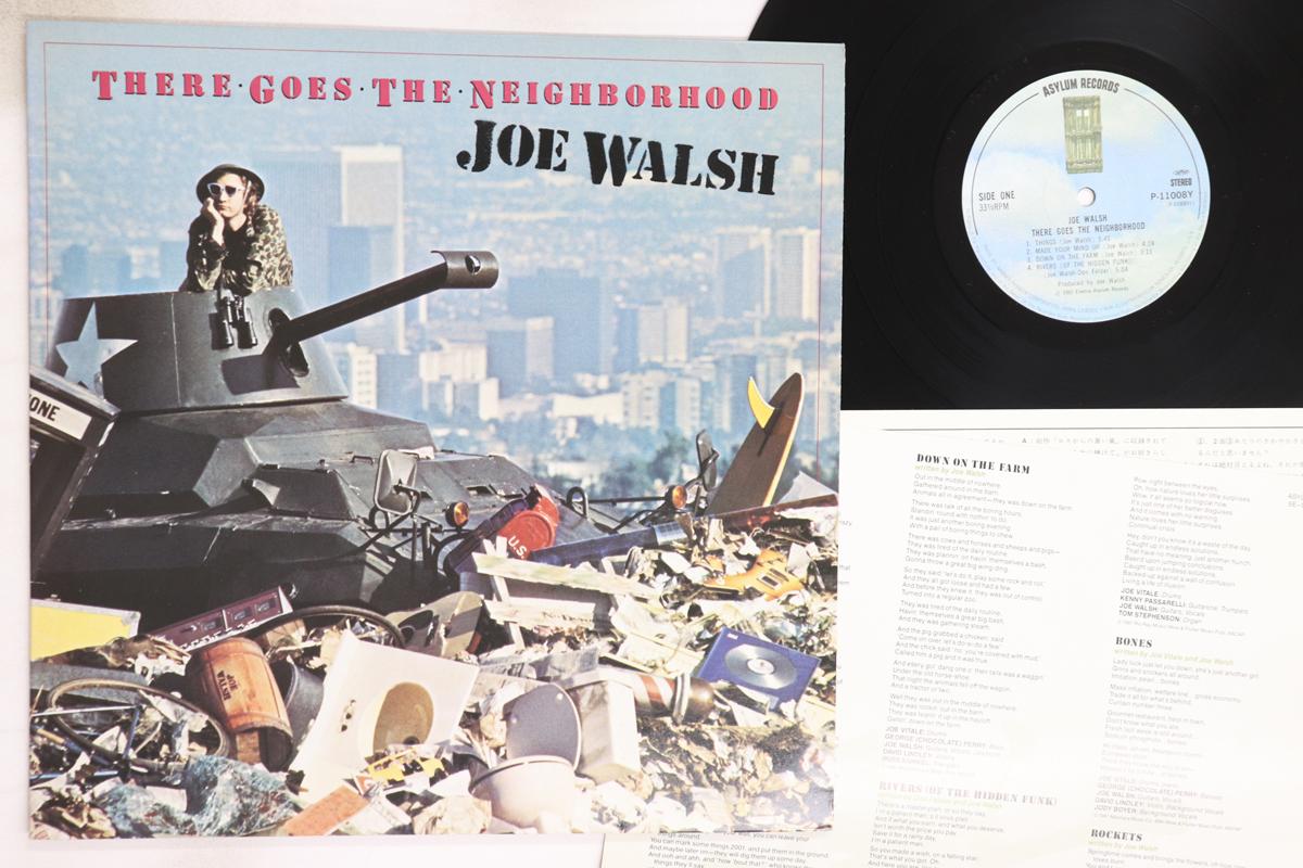 

LP Record JOE WALSH (JAMES GANG, EAGLES) - There Goes The Neighborhood P11008Y ASYLUM 1981 Japan Rock Used